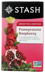Stash Pom Raspberry Matcha tea box for quick daily pick-me-up