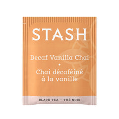Stash Vanilla Chai cup steeping with vanilla aroma and spice balance
