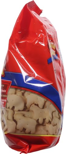 STAUFFER'S Animal Crackers picnic setup with a tin and cups, easy sharing.