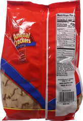 STAUFFER'S Animal Crackers serving bowl full of crackers, perfect for kids and easy sharing.