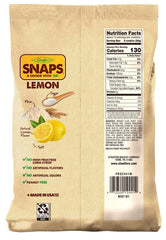 Close-up of STAUFFER'S Lemon SNAPS with crisp edges perfect for a snap