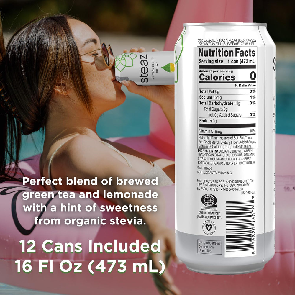 Acerola vitamin C boost ingredient highlighting Steaz formulation