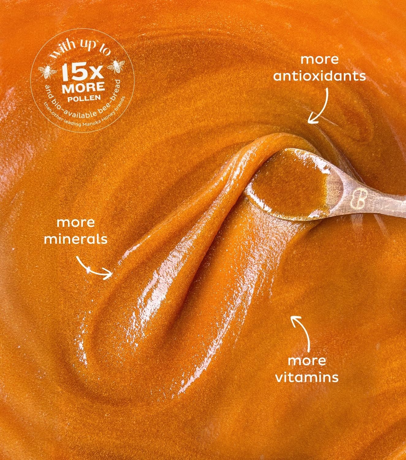 Steens Manuka Honey MGO 515+ label highlighting UMF certification