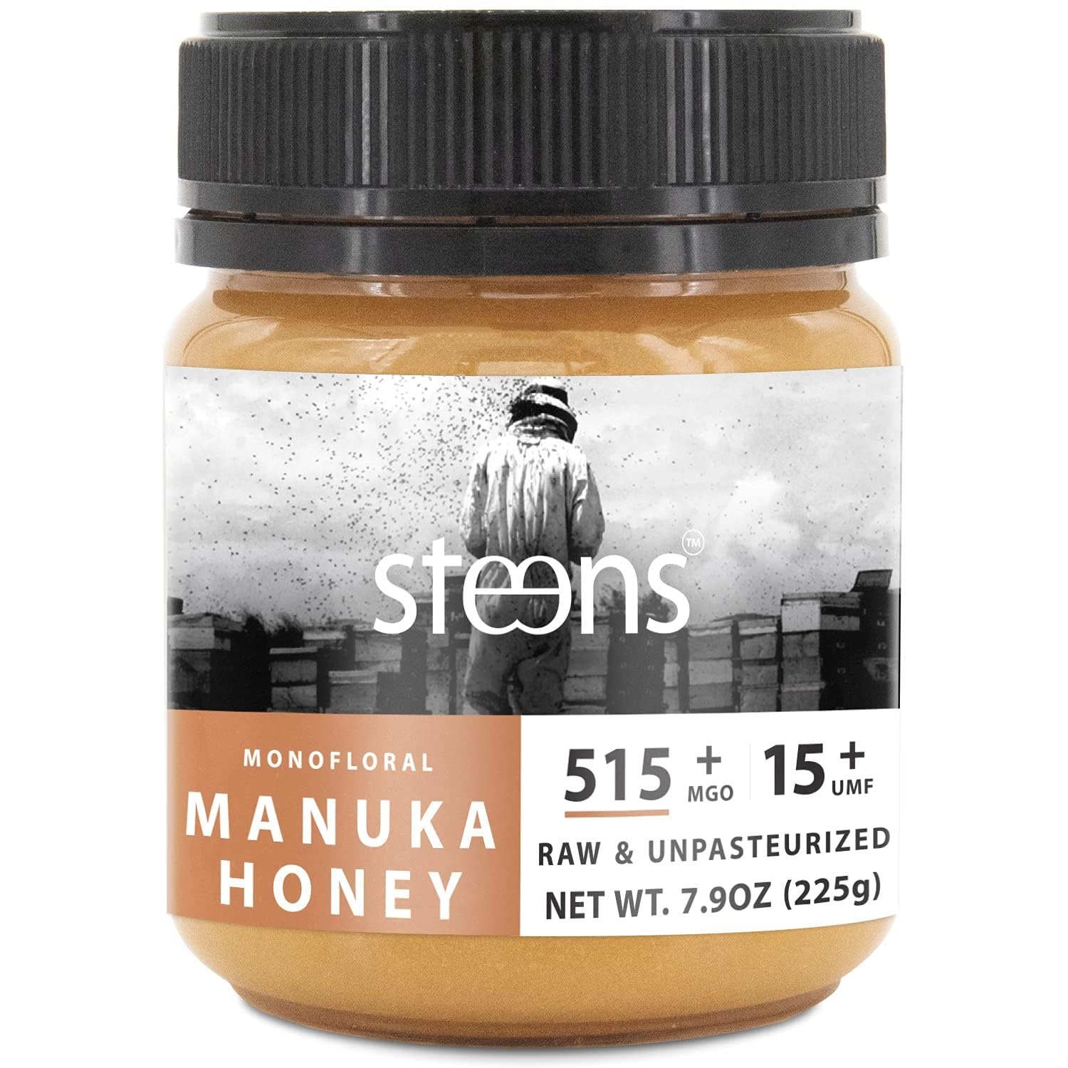 Steens Manuka Honey nutrient-rich profile with pollen particles
