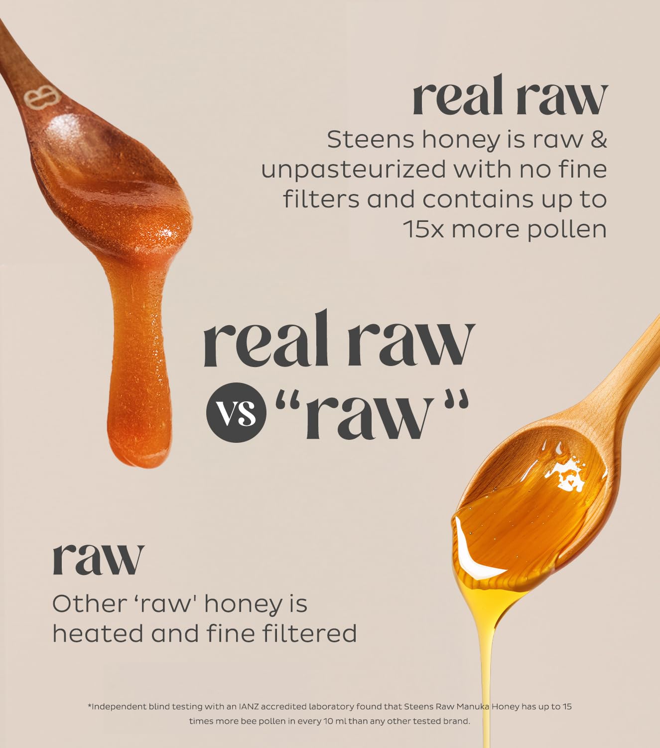 Spoon-dip into Steens Manuka Honey jar for quick topping and drizzle.