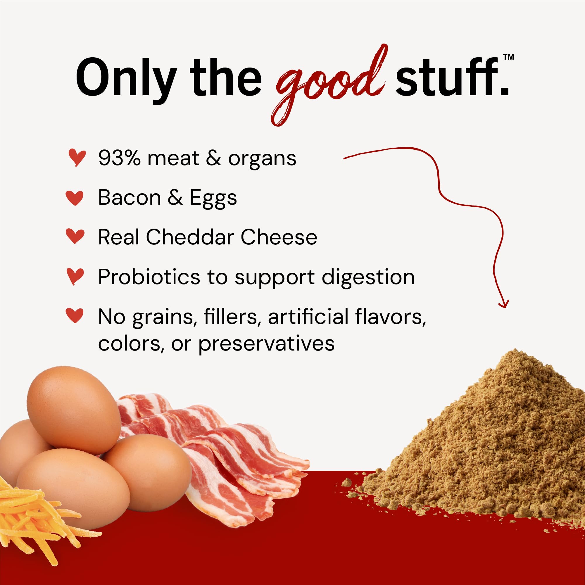 Stella and Chewys Topper bacon egg cheese texture smooth and scoopable