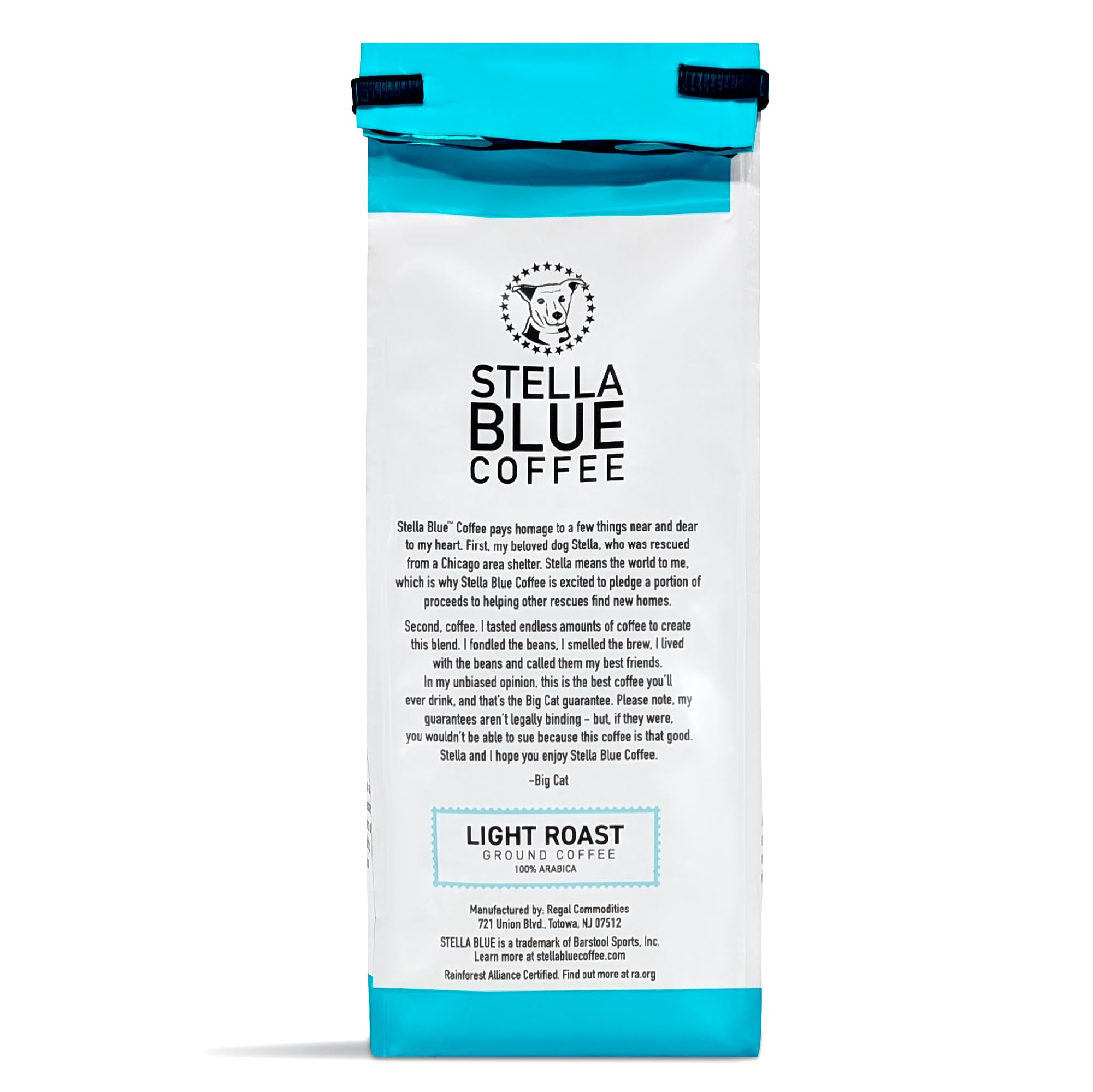 Stella Blue Brand community focus poster underlines quality, integrity, and heart.