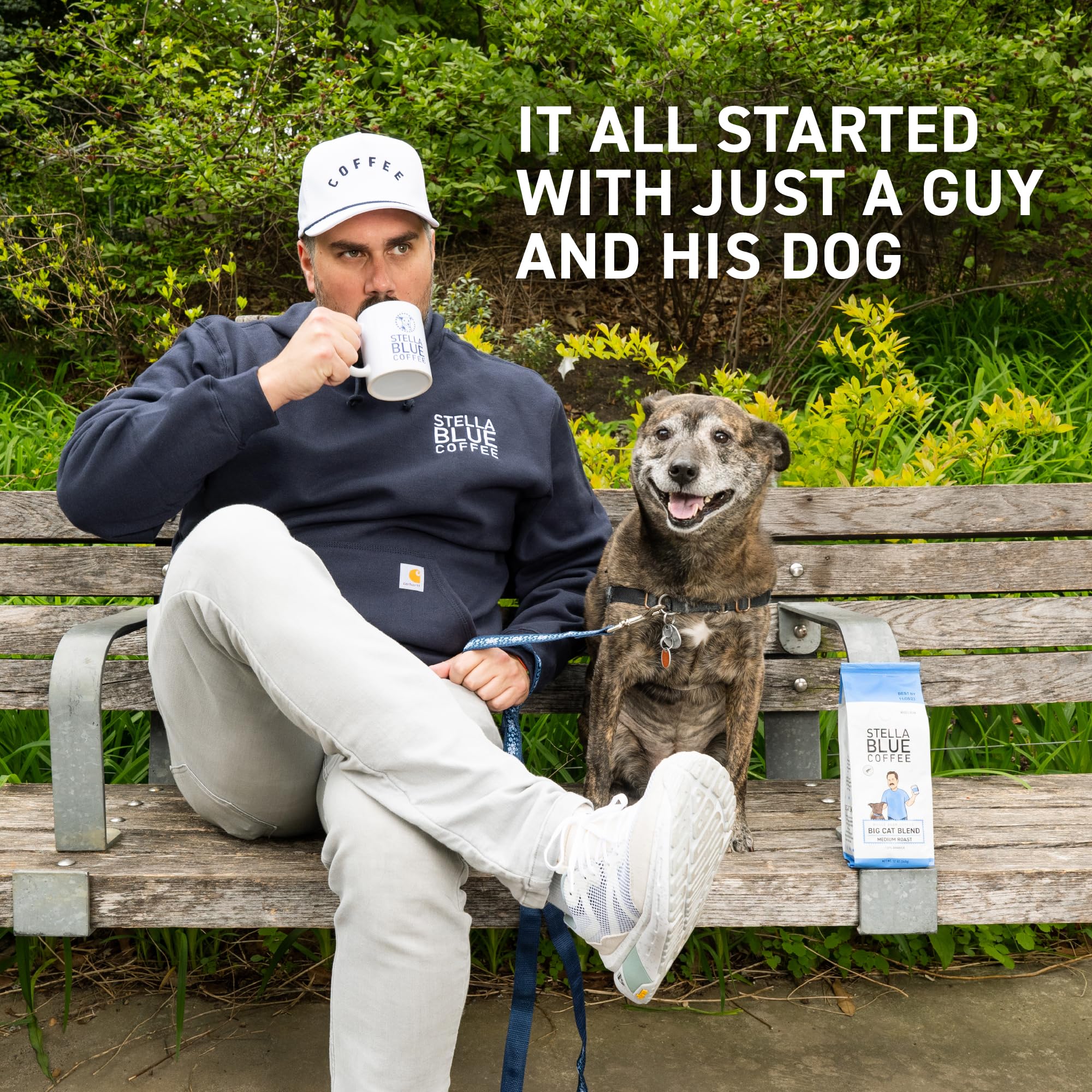 Stella Blue gluten-free latte can supports gluten-free diets with added protein