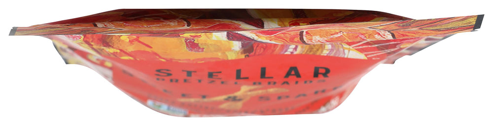 Stellar Braids Sweet Sparky serving idea with a dip for versatile snacking.
