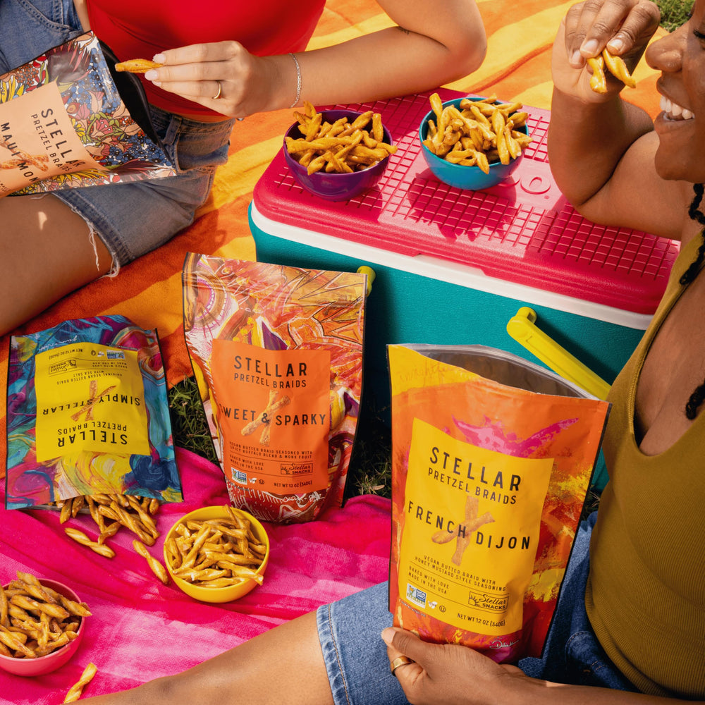 Stellar Snacks Non-GMO kosher pretzels for mindful snacking