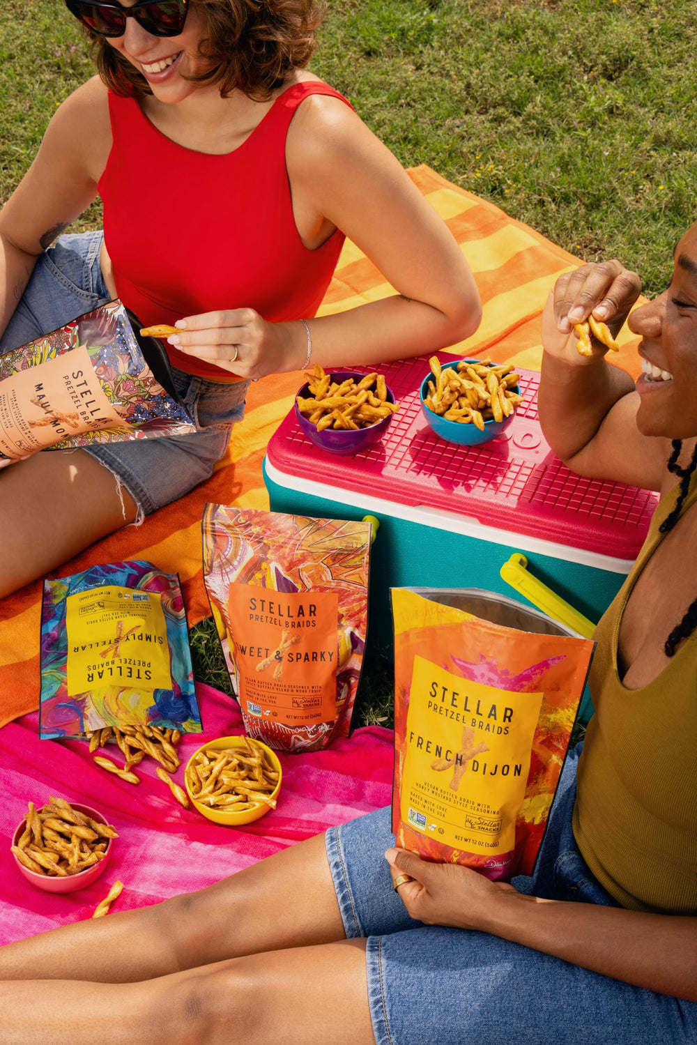 Stellar Snacks artisan baked dough visuals for fresh pretzels