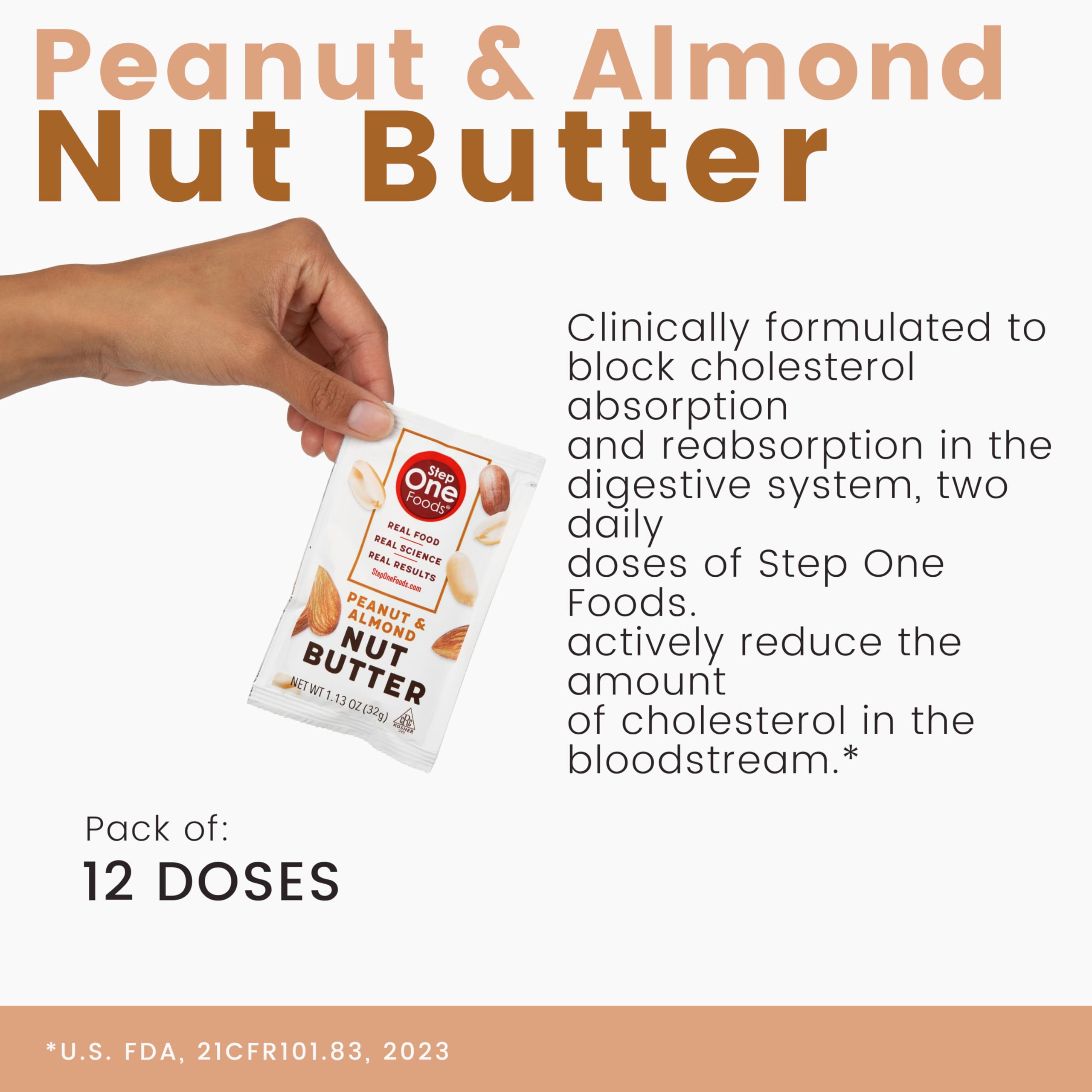 Step One Foods 12-pack display emphasizes convenient gluten-free snack option.