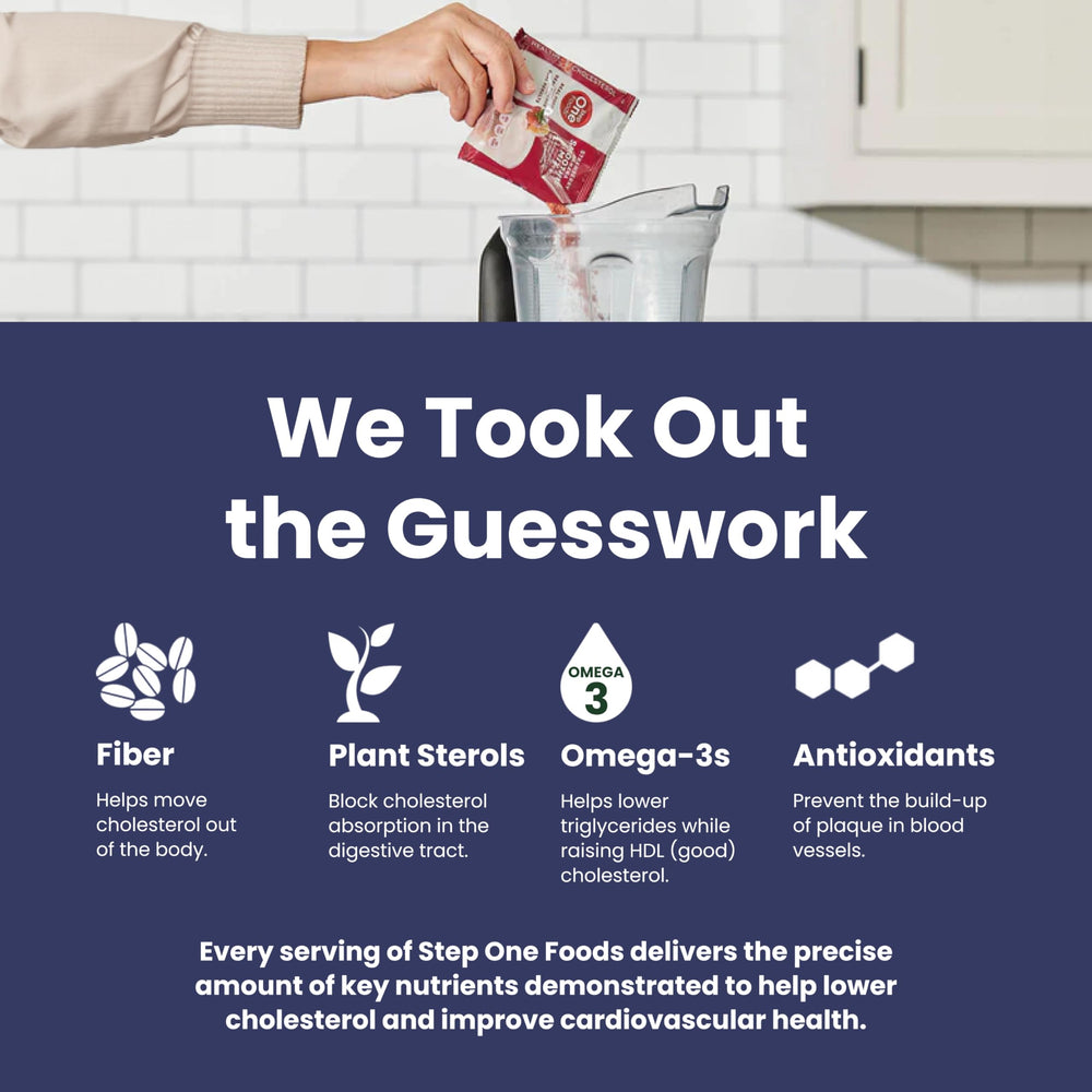 Step One Foods heart-healthy snack idea on the go supports convenient wellness choices.