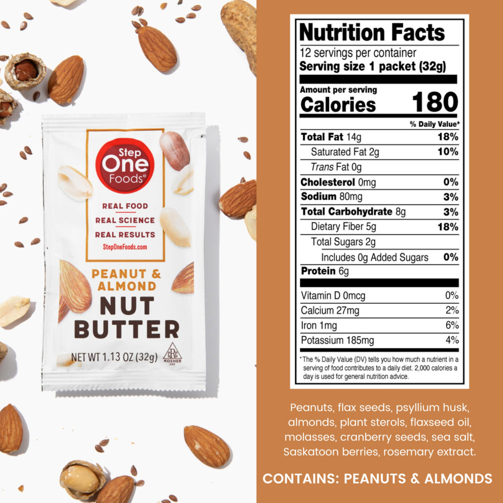 Step One Foods peanut almond nut butter on toast inspires quick breakfasts.