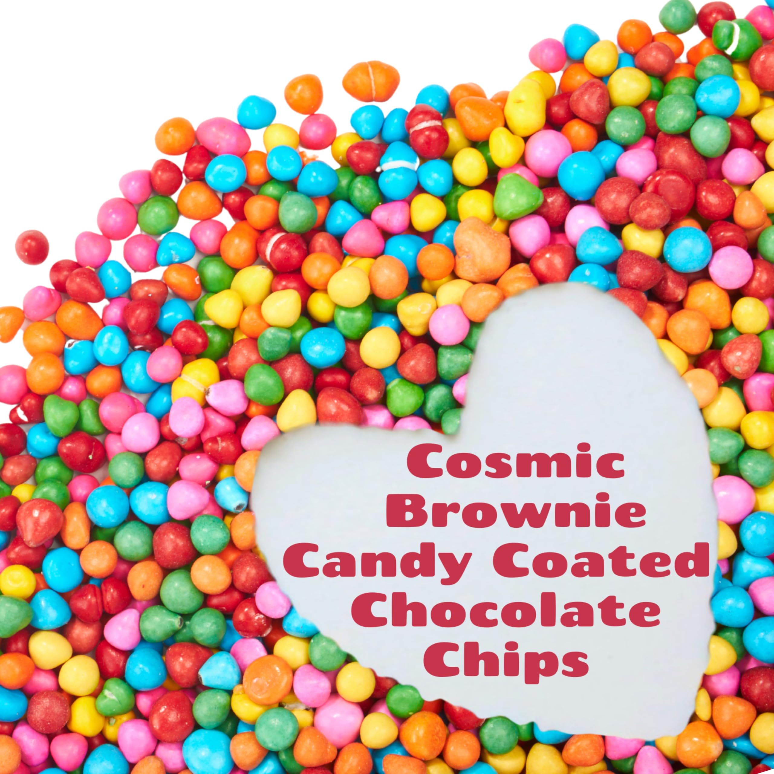 Sterns Bakery ice cream topped with rainbow candy coated chips feels festive