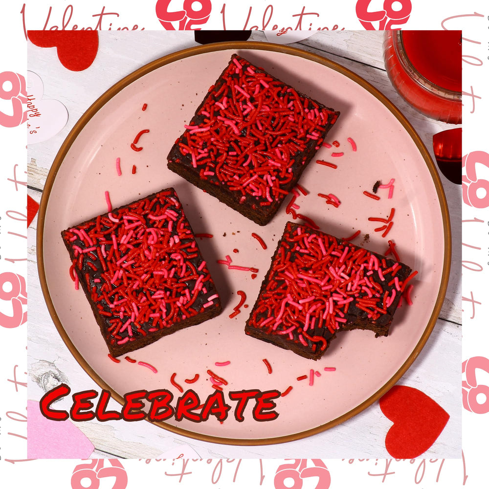 Stern's Bakery kosher, dairy-free and nut-free brownies ready to share.