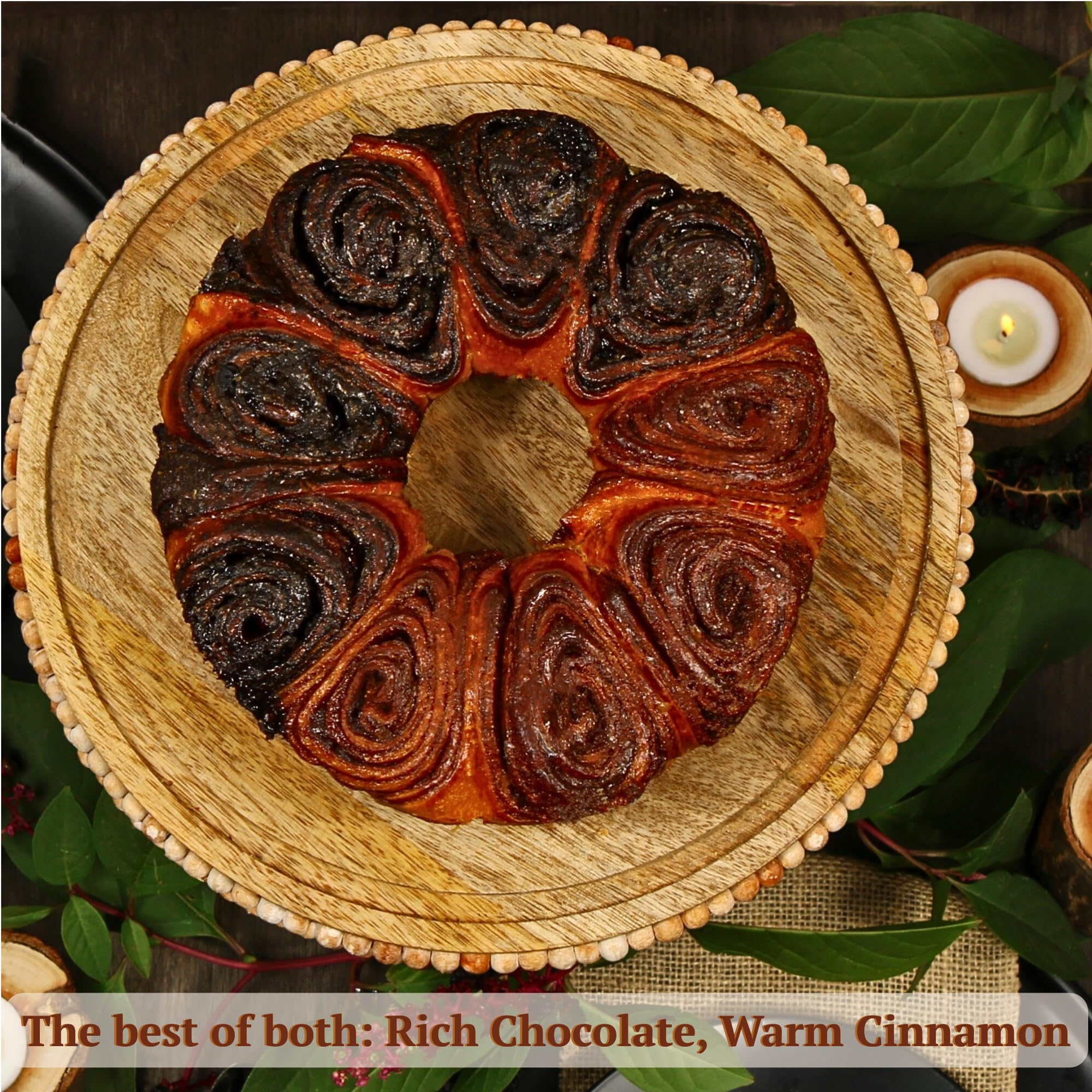 Sterns Bakery Babka gift presentation looks elegant for Purim Mishloach Manot.