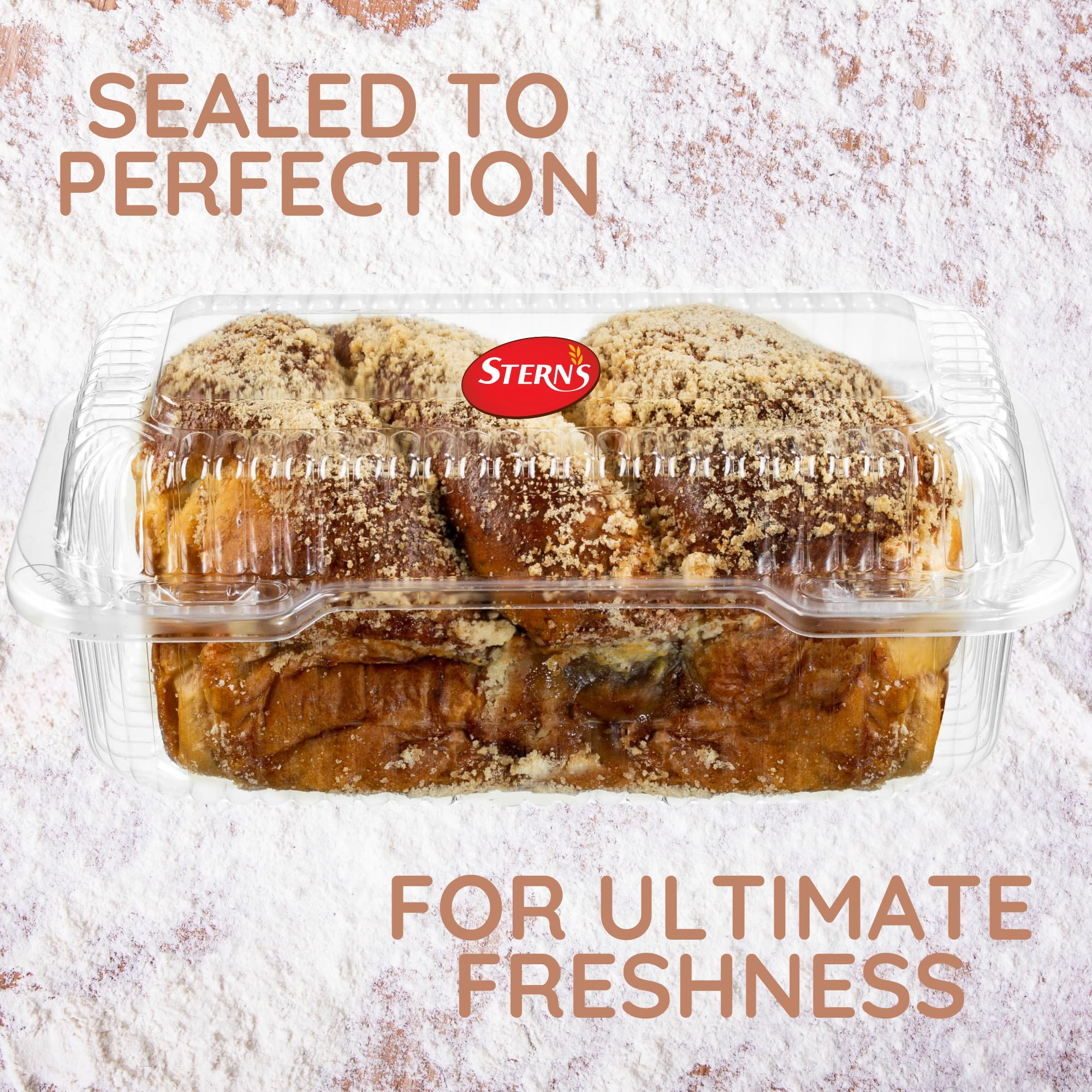 Stern's Bakery Cinnamon Babka features OK-CRC kosher certification badge