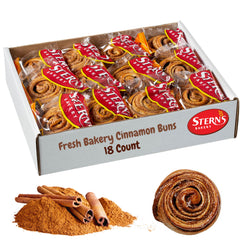 Stern's Bakery cinnamon buns pack, perfect for a quick breakfast