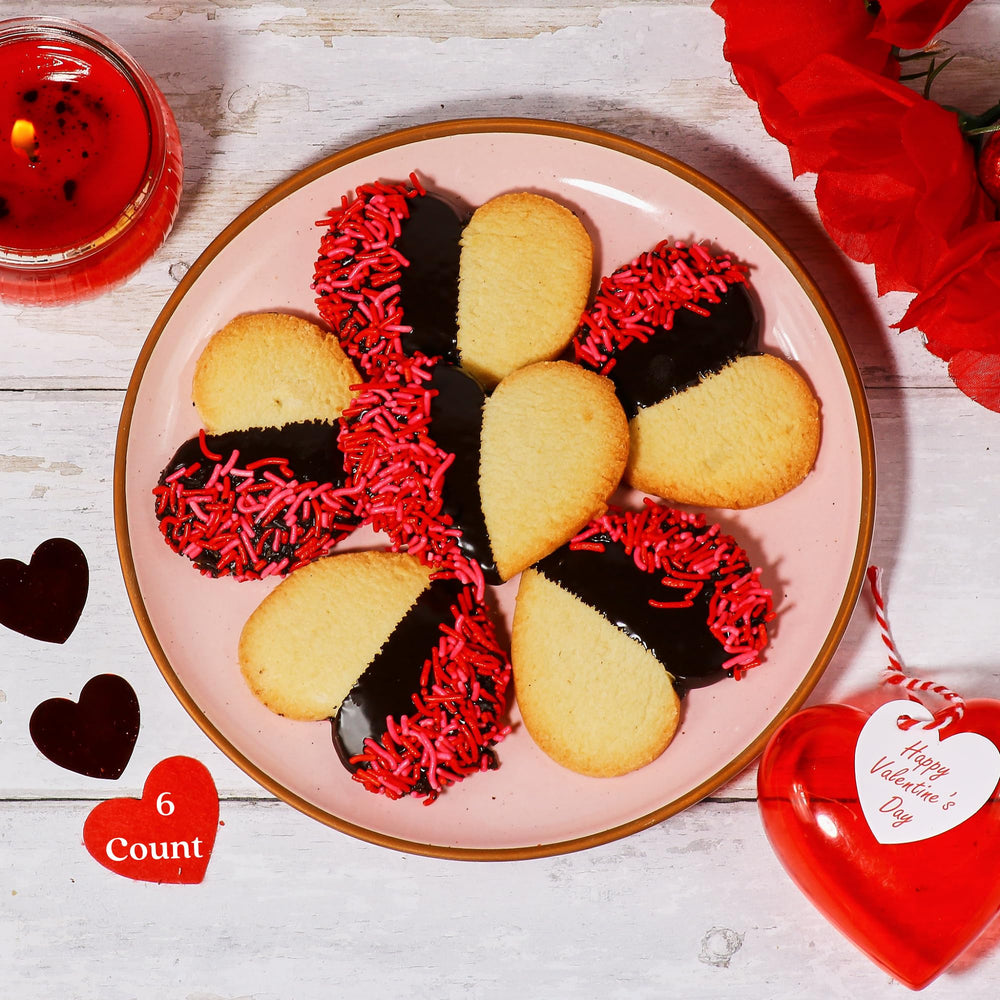 Stern's Bakery gift box heart cookies, ready to ship to loved ones