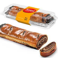 Sterns Bakery Hungarian chocolate kokosh cake seen as a whole, inviting a rich, shareable dessert aroma
