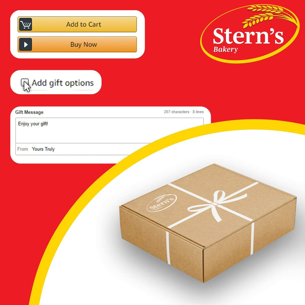 Sterns Bakery individually wrapped hamentaschen freshness kept for sharing or gifting