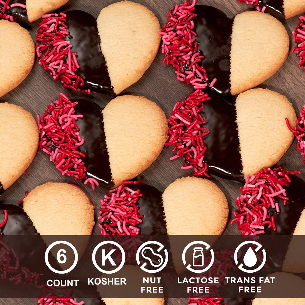 Stern's Bakery individually wrapped heart cookies, easy to share with others