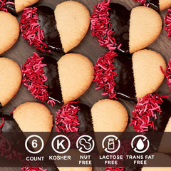 Stern's Bakery individually wrapped heart cookies, easy to share with others