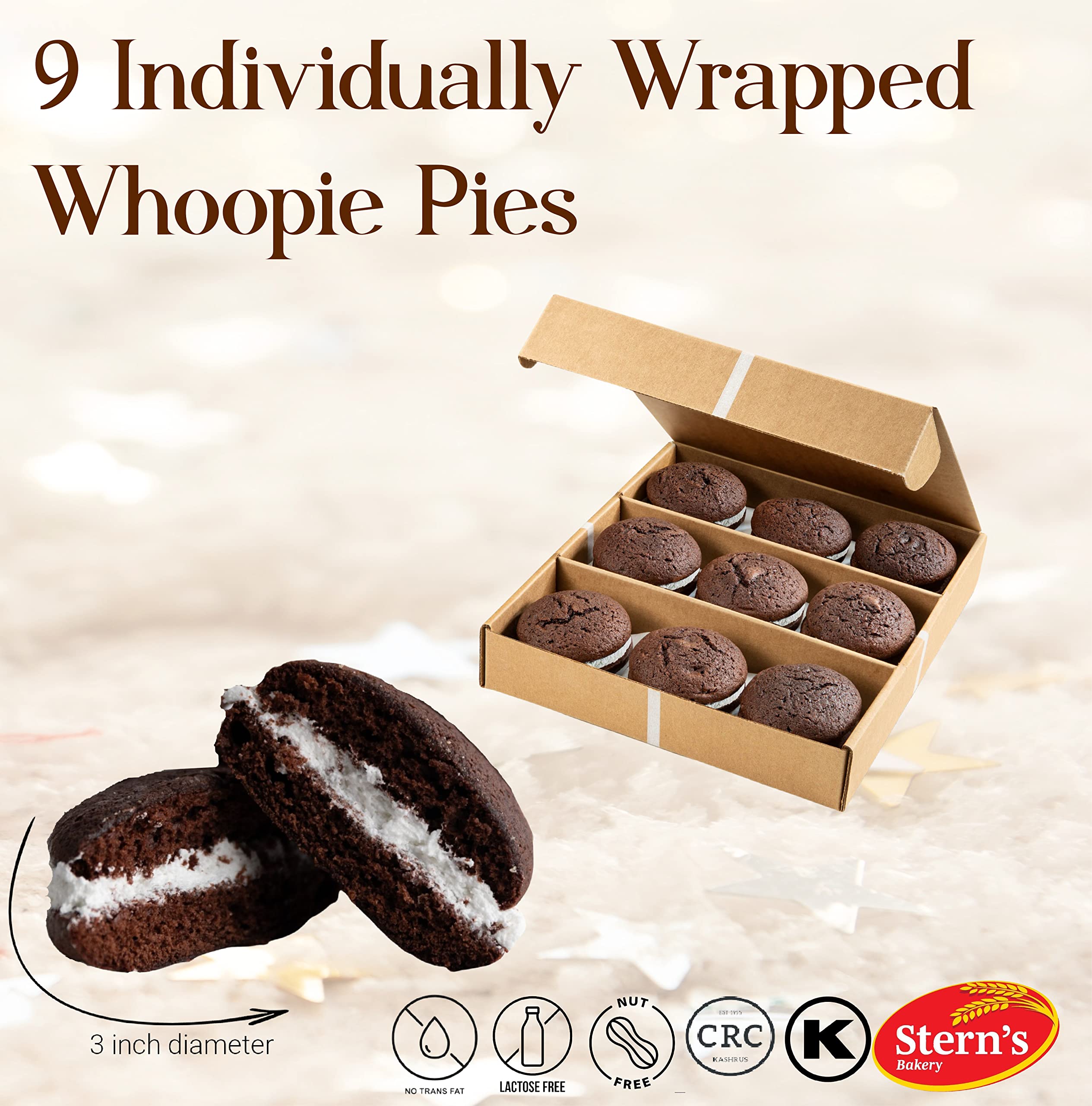 Individually wrapped Stern’s Bakery pies highlighting hygiene and sharing