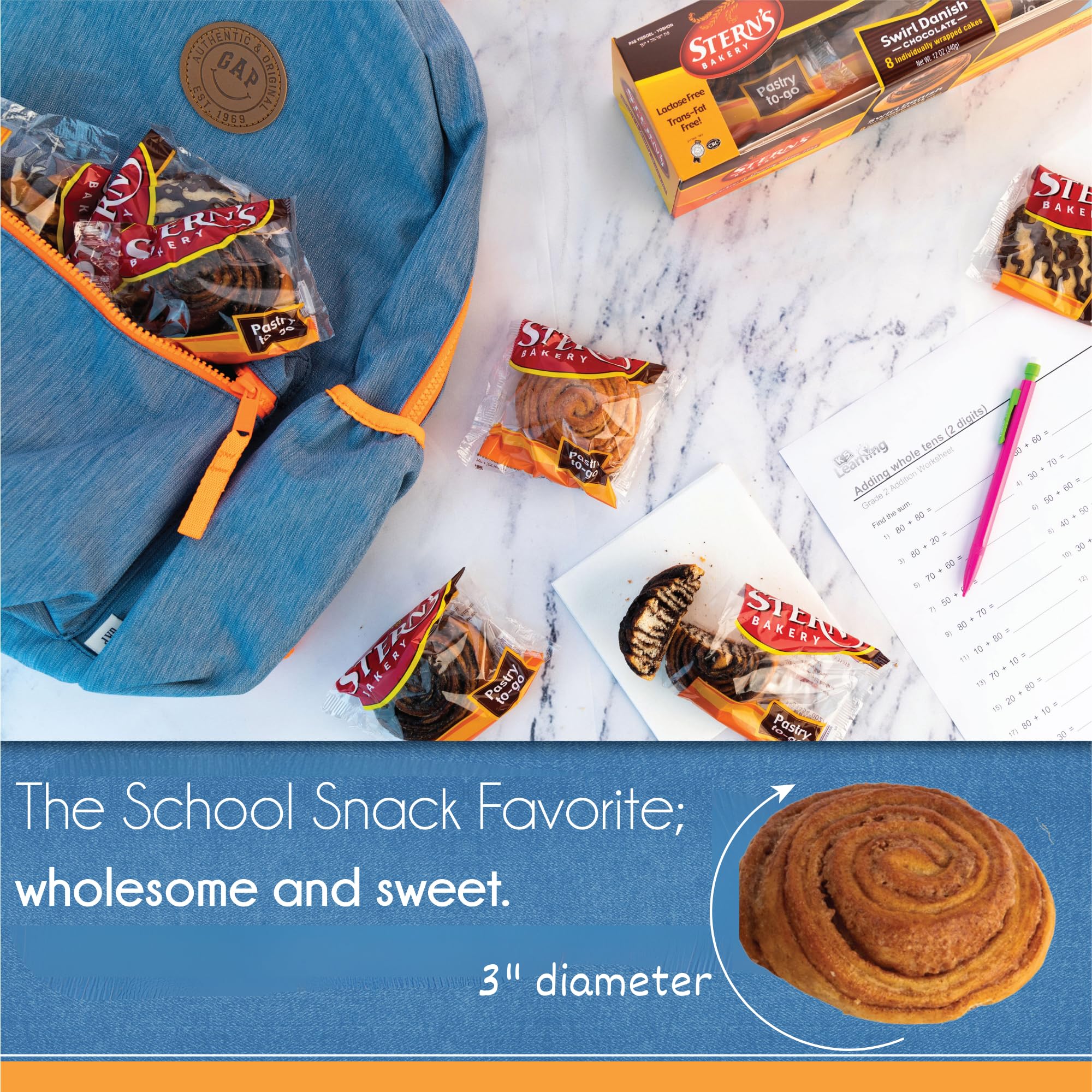 Stern's Bakery snack for kids and adults at school or work