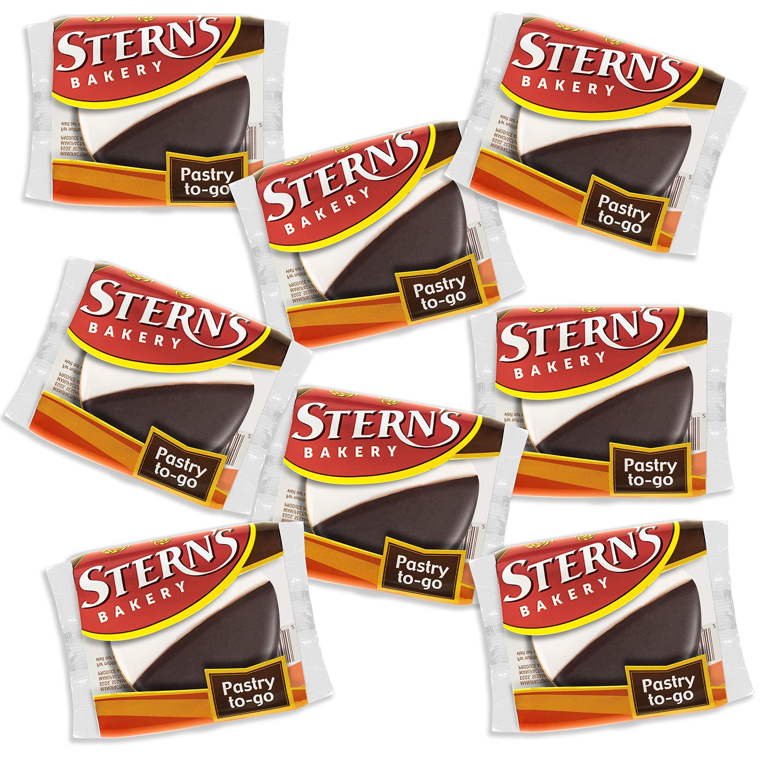 Packaging highlighting kosher, dairy-free and nut-free features by Stern’s Bakery.
