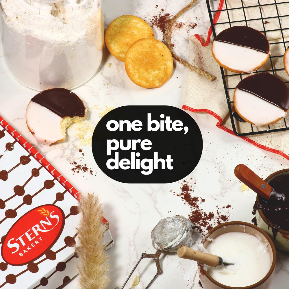 Stern's Bakery kosher nut-free facility badge visible on packaging