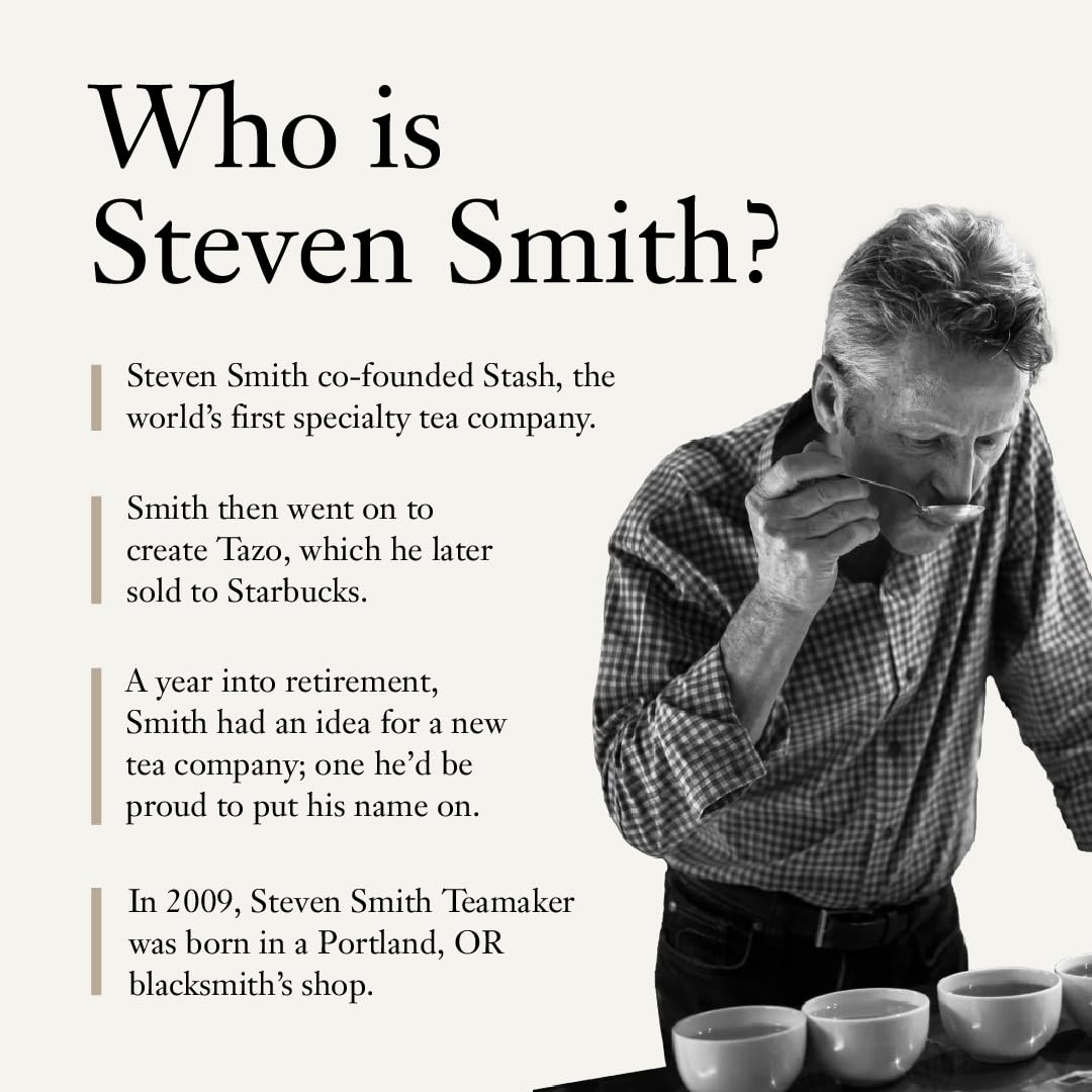 Steven Smith Teamaker Spring Greens aroma enhances the steeping moment