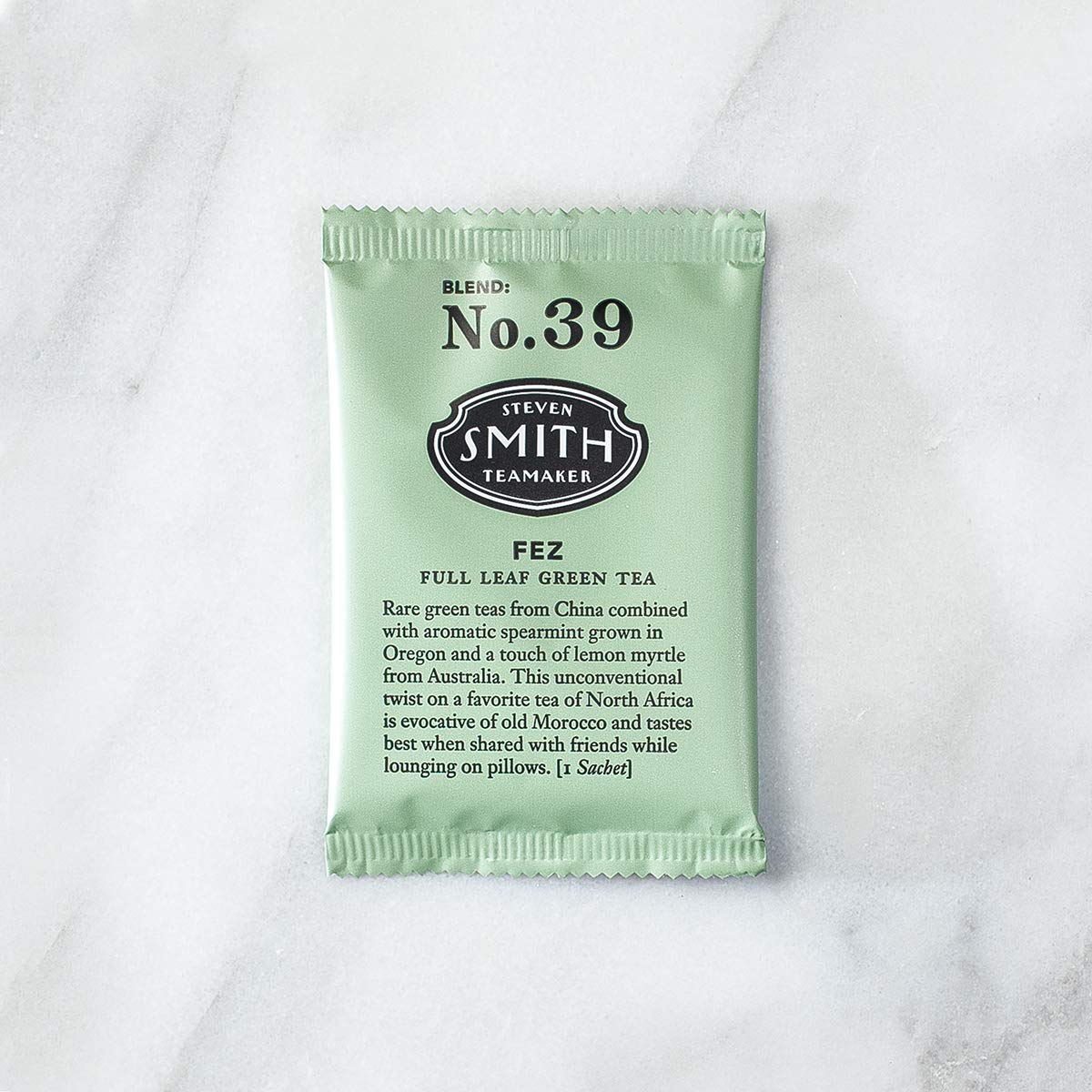 Roomy sachets in Fez Blend No. 39 enable full-leaf expansion for richer aroma