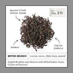 Full-leaf black tea sachets by Steven Smith Teamaker ready for a flavorful cup.