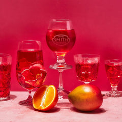 Steven Smith Teamaker Hibiscus Mango No. 42 pour over ice reveals fruity aroma