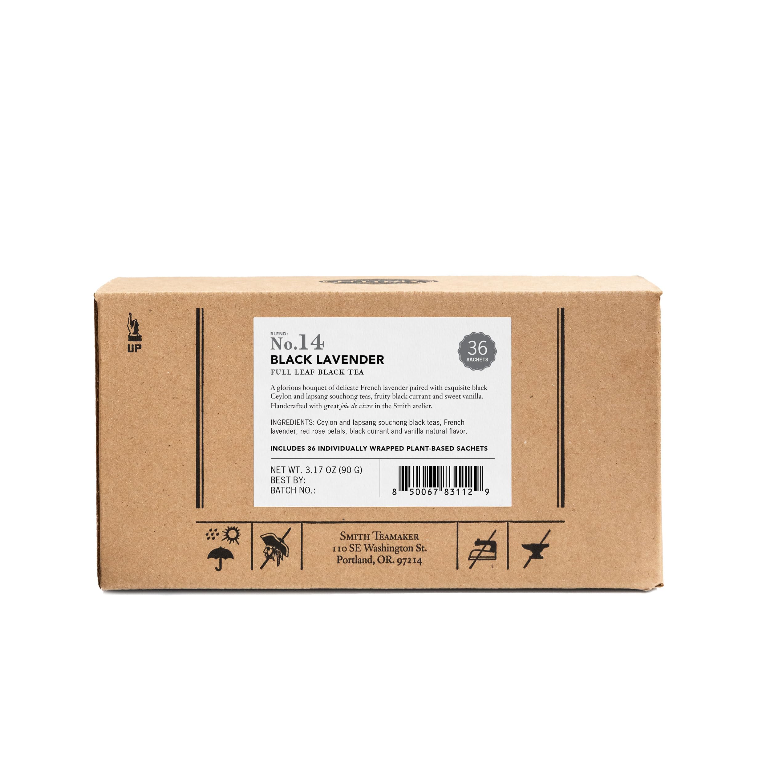 Steven Smith Teamaker Lady Grey sachet delivers a bright morning flavor with lavender notes