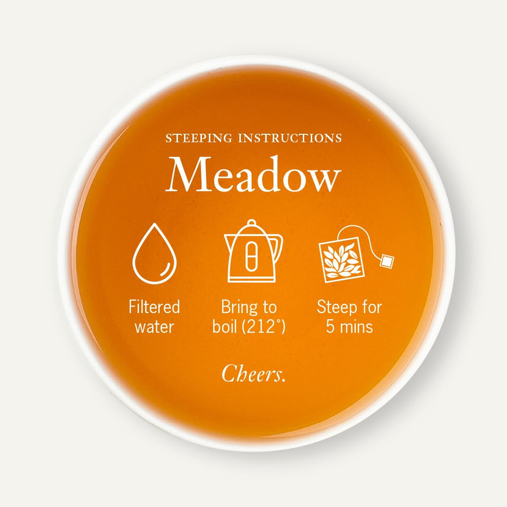 Steven Smith Teamaker Meadow No. 67 tea bag sachets ready to steep.