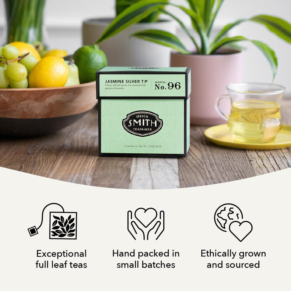 Steven Smith Teamaker plant-based sachets are compostable and planet-friendly