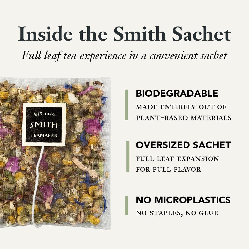 Plant-based tea sachets support eco-friendly tea moments with Steven Smith Teamaker.