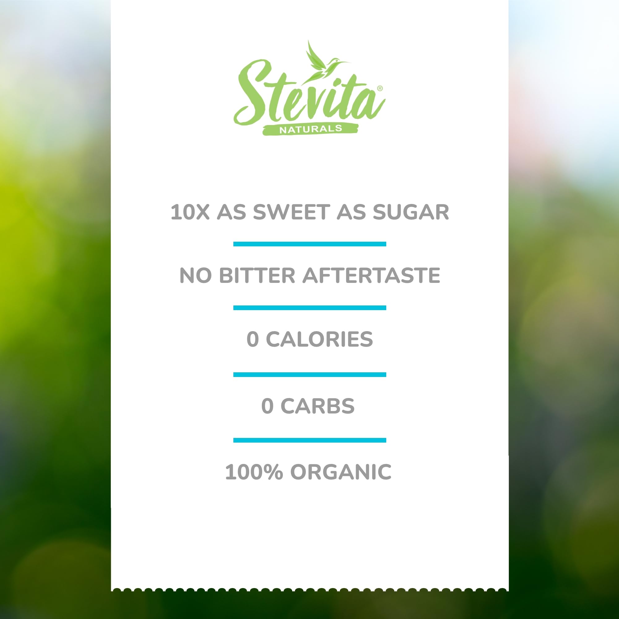 Pouring Stevita into coffee for balanced, sugar-like sweetness