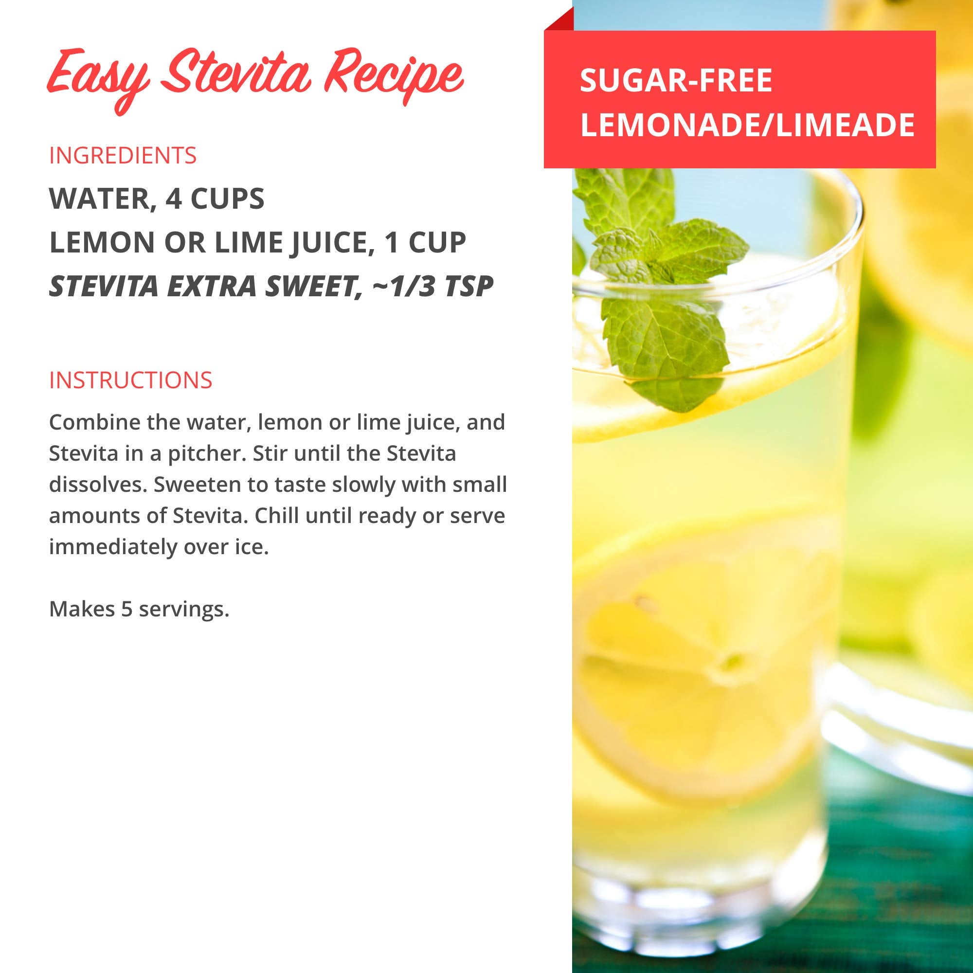 Stevita Stevia jar ready for kitchen use in tea or coffee