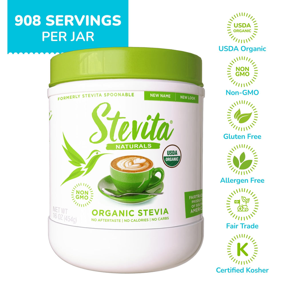 Stevita used in tea and smoothies for keto-friendly sweetness