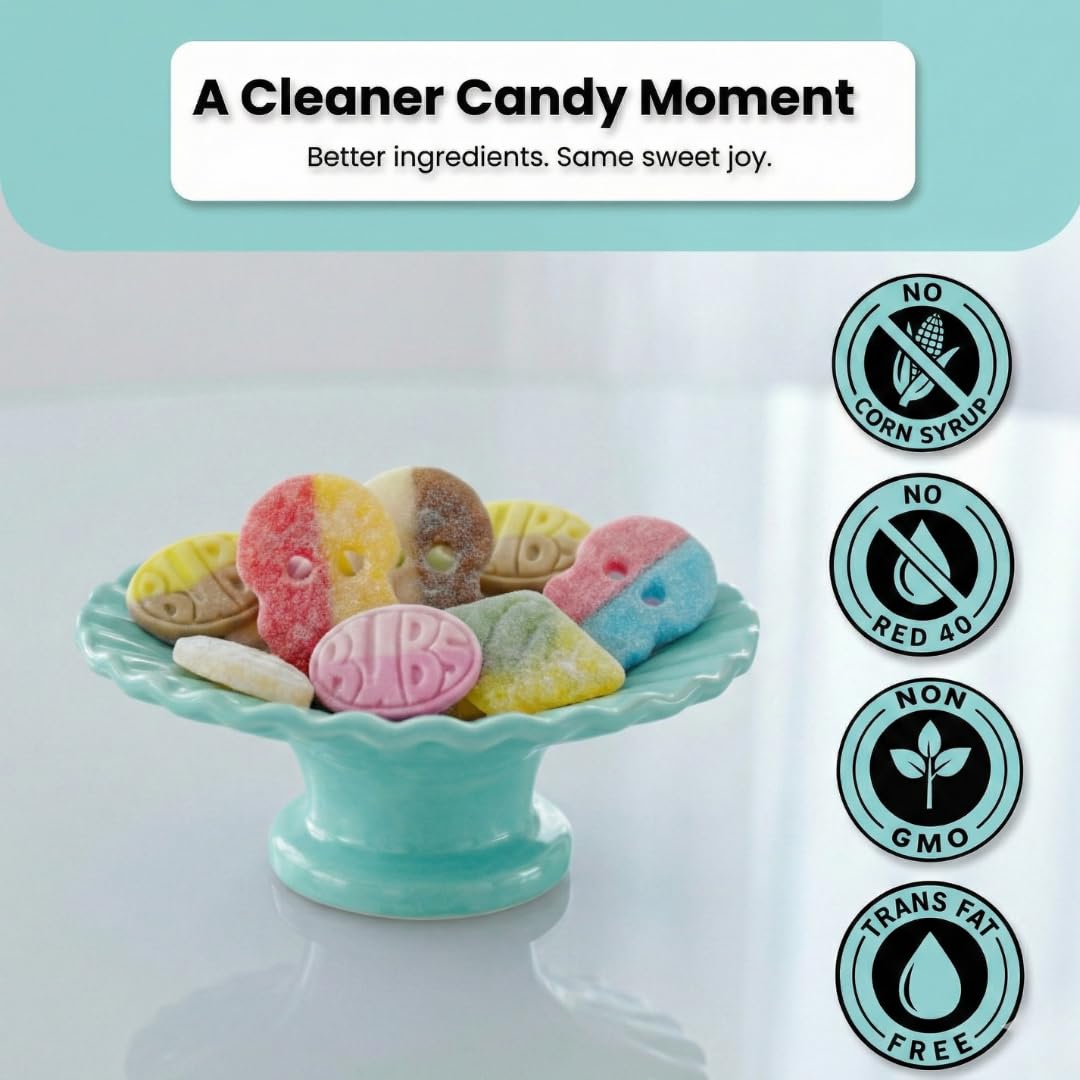STEYDA BUBS packaging image showcases gift-ready Swedish candy collection.