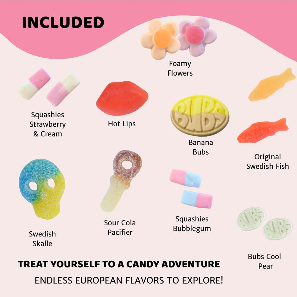 STEYDA Squashies Bubblegum—soft, chewy classic from the UK.