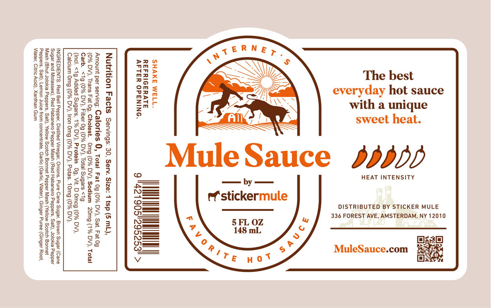 Mule Sauce on wings for dipping and enhancing flavor.