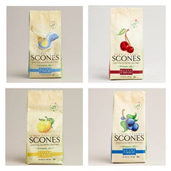Sticky Fingers Scones Mix Variety Pack with four flavors, ideal for quick at-home baking