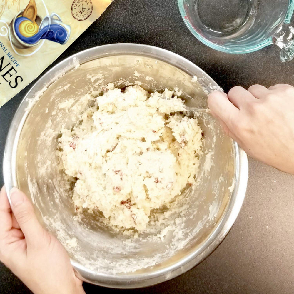 Sticky Fingers scone mix original kitchen setup ready for weekend brunch.