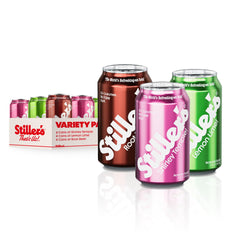 Stillers Shirley Temple can on a kitchen shelf, ideal for low-sugar mocktails.
