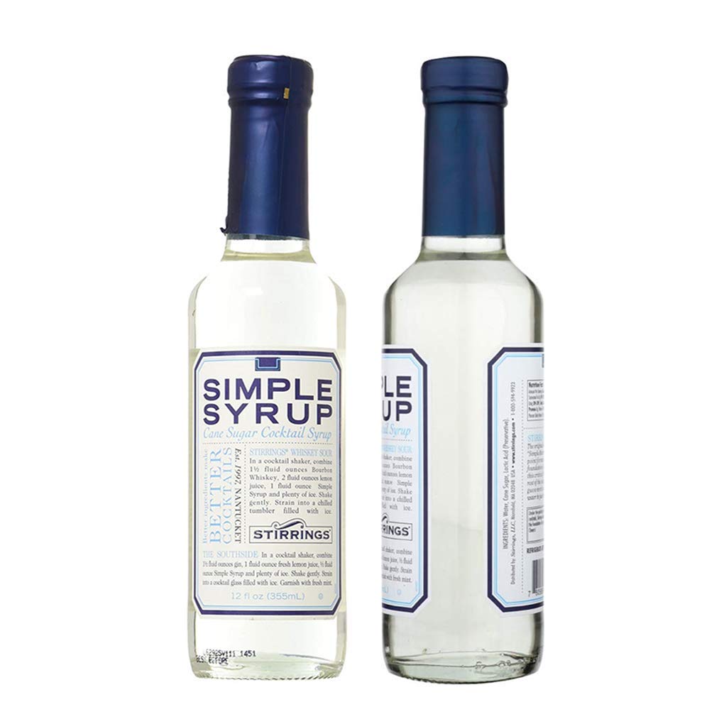 Stirrings Simple Syrup in tea provides customizable sweetness.